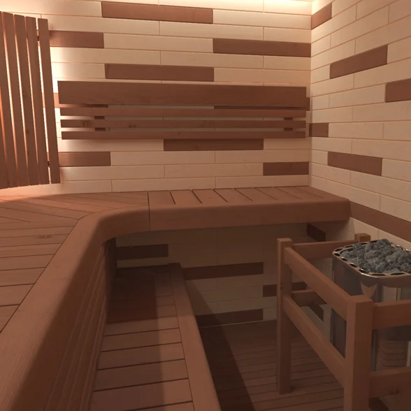 Sauna voodrilaud haab mosaiik STF 15x85x293mm 1,37m2