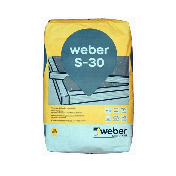 Tavabetoon Weber S-30 25kg talvine