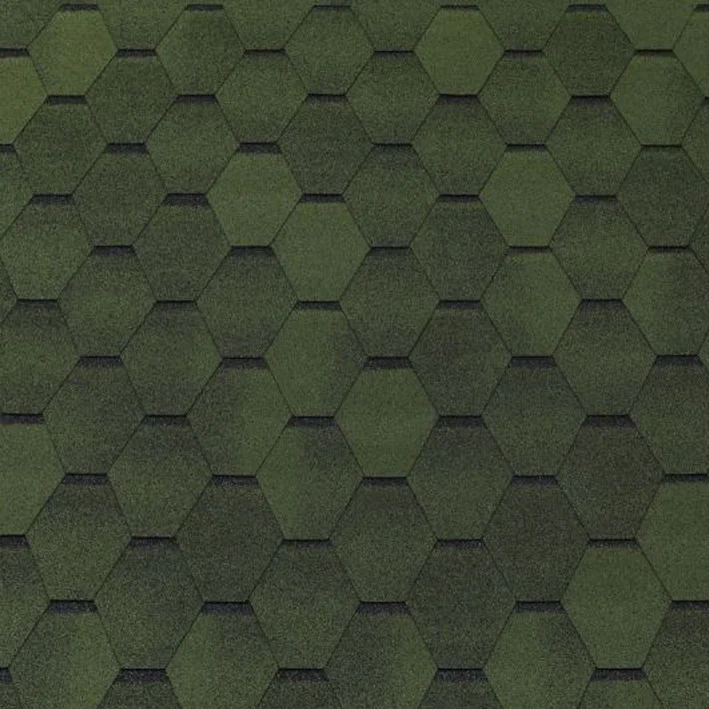 Bituumensindel Hexagonal (3m2) roheline
