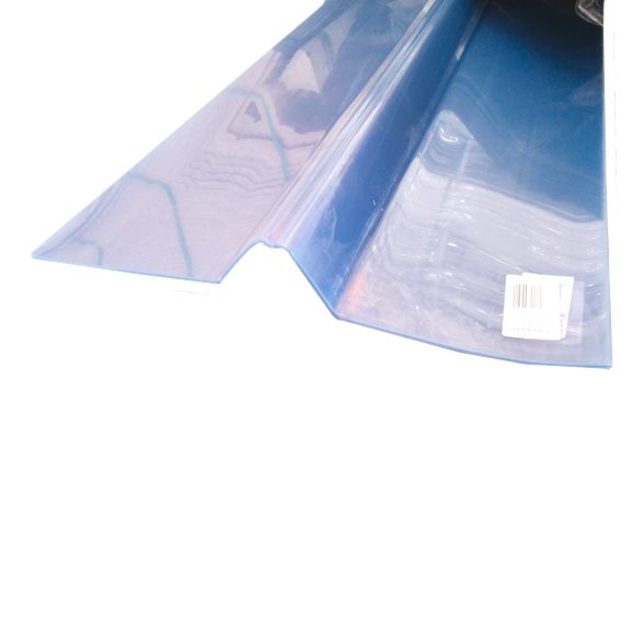 PVC lainekatuse harjaplaat 180x180x1100mm läbipaistev