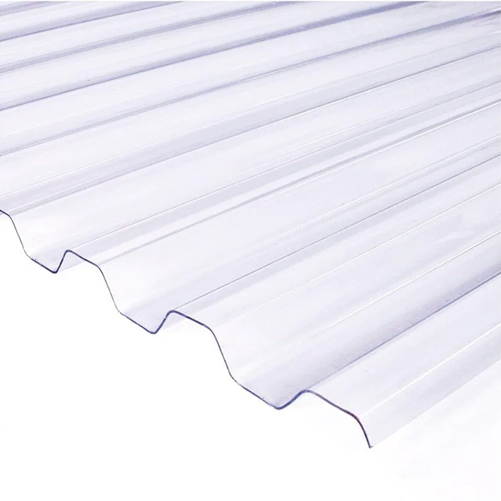 Defektiga PVC trapetsplaat 1,2x1050x2000mm 70/18 läbipaistev