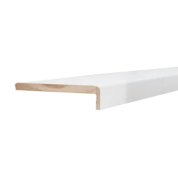 Uksepiirdeliist MDF 10x80mm 2,18m valge