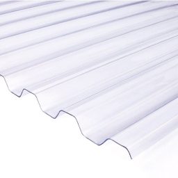 PVC trapetsplaat 1,2x1020x4000mm 70/18 läbipaistev