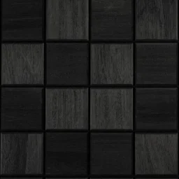 Seinapaneel Square Black 249x666mm (6tk/1m2)