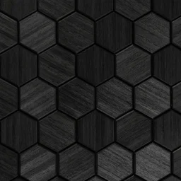 Seinapaneel Hexa S Black 300x693mm (6tk/1,25m2)