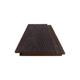 Välisvoodrilaud termotamm C34 20x150x2980mm harjatud, tume õli, otsatapp