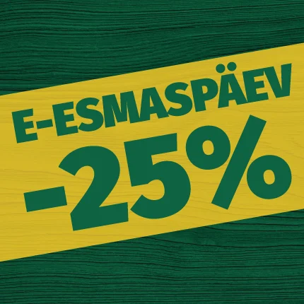 All products in stock are 25% off!