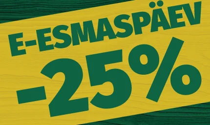 E-esmaspäev | Laotooted -25% soodsama hinnaga!