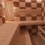 Sauna voodrilaud haab mosaiik STF 15x85x578mm 1,37m2