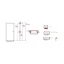 Siseuks Liza 091 7x21 valge + leng 95mm parem