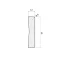 Uksepiirdeliist spoon tamm 12x58mm 2,2m